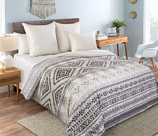 Постельное белье Навахо 1, перкаль, 2-спальное, с европростыней фото