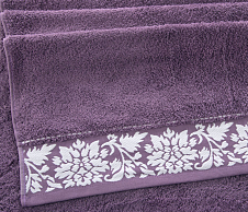 Постельное белье Махровое полотенце для рук и лица 50х90, Валенсия светлый виноград  фото