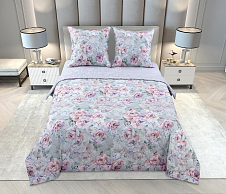 Постельное белье с одеялом Бал цветов, перкаль, Евро стандарт фото