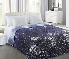 Постельное белье Стеганое покрывало на кровать «Песня звёзд 1», перкаль (160х210) фото