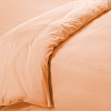 Постельное белье Трикотажный пододеяльник 2-спальный 175х215 Персиковый, 140 г/м2, 100% хлопок фото