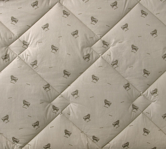 Постельное белье Одеяло двуспальное 172x205, Овечий пласт, Теплое зимнее 400 г, тик смесовой фото