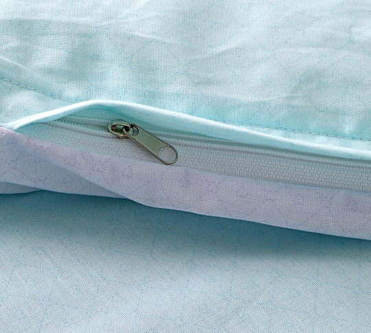 Постельное белье Лазурный ирис, перкаль 125 г/м2, 1.5-спальное фото