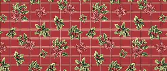 Постельное белье Вафельное полотенце «Рождественский букет 1» (100х150) фото