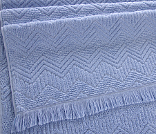 Постельное белье Махровое полотенце для рук и лица 50х90, Бавария голубой фото
