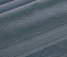Постельное белье Махровое полотенце Утро антрацит (50х90) фото