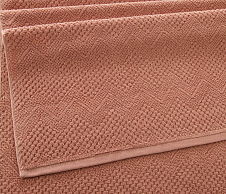 Постельное белье Полотенце махровое Восторг терракот (100х150) фото