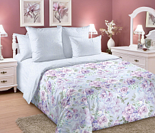 Постельное белье Бал цветов 1, сатин, 2-спальное с евро простыней, 4 наволочки 70х70 и 50х70 фото