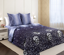 Постельное белье с одеялом Песня звезд 1, перкаль, 2-спальное с евро простыней, наволочки 70х70 фото