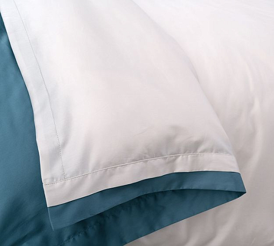 Постельное белье Морской бриз, мако-сатин, 2-спальное с евро простыней фото