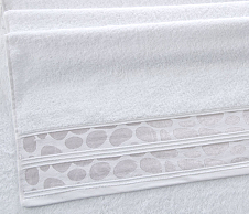 Постельное белье Полотенце махровое Монтана белый (70х140) фото