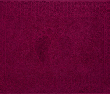 Постельное белье Махровое полотенце для ног Ножки Бордо, 50х70 фото
