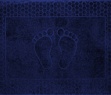 Постельное белье Махровое полотенце Ножки Темно-синий (50х70) фото