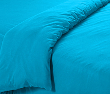Постельное белье Трикотажный пододеяльник «Голубой» (175х215) фото