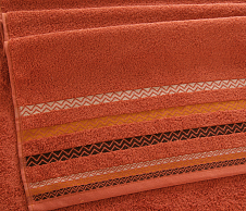 Постельное белье Полотенце махровое Бухарест терракот (50х90) фото