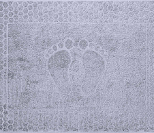 Постельное белье Махровое полотенце для ног Ножки Платина, 50х70 фото