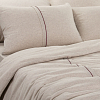Комплект постельного белья с простыней на резинке 160х200 Цикорий, меланж, 2-спальный фото