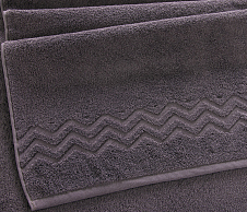 Постельное белье Полотенце махровое банное 100х150, Бремен серый шато (100x150) фото