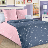Детское постельное белье Звездное небо, перкаль, 1.5-спальное фото