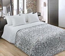 Постельное белье Стеганое покрывало на кровать «Морган 1», перкаль (200х210) фото