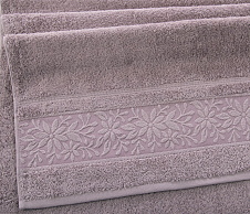 Постельное белье Махровое полотенце для рук и лица 50х90, Флорида розово-коричневый  фото