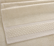 Постельное белье Махровое полотенце для рук 33х70, Нормандия песочный фото