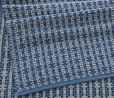 Постельное белье Полотенце махровое Тироль деним (50х90) фото