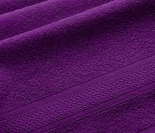 Постельное белье Махровое полотенце Утро виолет (50х90) фото
