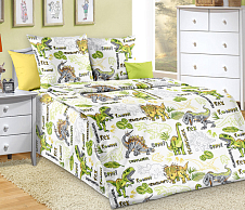 Детское постельное белье Эра динозавров, поплин, 1.5-спальное фото