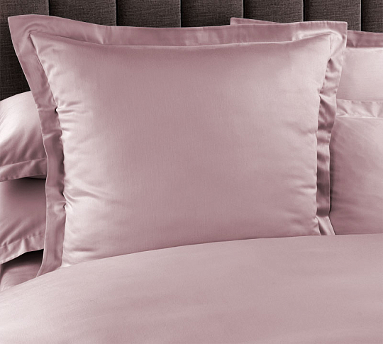 Однотонное постельное белье Розовый топаз, Сатин, 1.5-спальное фото