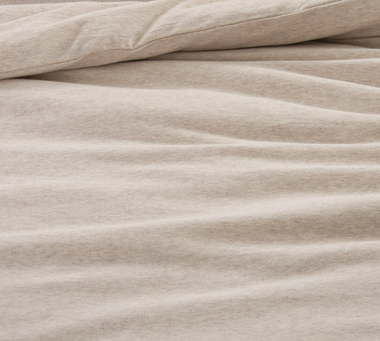 Комплект постельного белья с простыней на резинке 120х200 Цикорий, меланж, 1.5-спальный фото