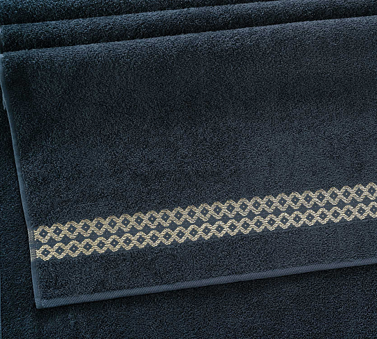 Постельное белье Полотенце махровое для рук и лица 30x60, Блеск темно-серый фото