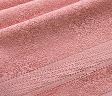 Постельное белье Махровое полотенце Утро коралл (50х90) фото
