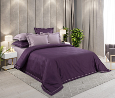 Однотонное постельное белье «Прелесть», мако-сатин (Евро стандарт) фото