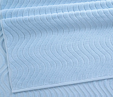 Постельное белье Махровое полотенце для рук и лица 50х90, Санторини нежный голубой  фото