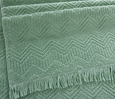 Постельное белье Полотенце махровое банное 100x150, Бавария мята фото
