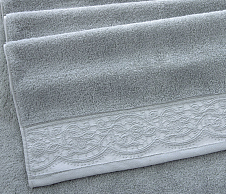 Постельное белье Полотенце махровое Ажур верде (50x90) фото