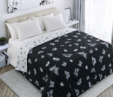 Постельное белье Стеганое покрывало на кровать «Трепетная красота 1», перкаль (180х210) фото