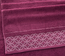 Постельное белье Махровое полотенце для рук и лица 50х90, Теннеси винный  фото