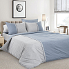 Комплект постельного белья с простыней на резинке 120х200 Анчан, меланж, 1.5-спальный фото