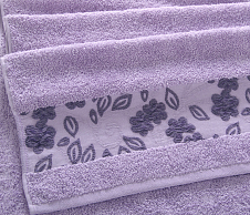 Постельное белье Махровое полотенце для рук и лица 50х90, Прованс лаванда  фото