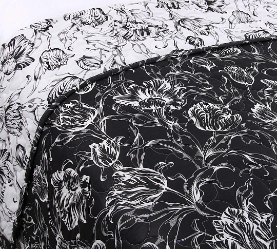 Постельное белье Стеганое покрывало на кровать Каприччио 1, перкаль, 180х210 фото