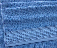 Постельное белье Махровое полотенце для рук и лица 50х90, Дакота небесно-голубой  фото