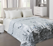 Постельное белье Стеганое покрывало на кровать «Кесси 1», перкаль (180х210) фото