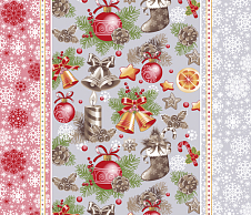Постельное белье Вафельное полотенце «Новогодний сувенир 1» (50х70) фото