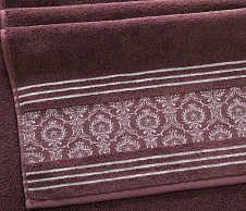 Постельное белье Махровое полотенце для рук и лица 50х90, Великолепие брауни  фото