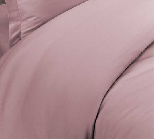 Постельное белье «Розовый жемчуг», сатин (Евро) фото