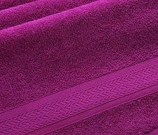 Постельное белье Махровое полотенце Утро яркая фуксия (70х140) фото