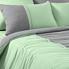 Комплект постельного белья с простыней на резинке 120х200 Матэ, меланж, 1.5-спальный фото
