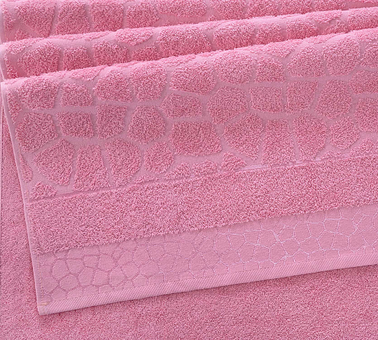 Постельное белье Полотенце махровое банное 70x130, Феерия ярко-розовый фото